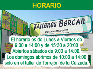 Horario de nuestros Tallerres